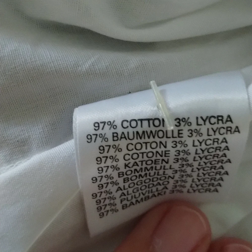 Burberry Asymmetrical Ivory Button-Up Shirt - Picture 10 of 11